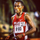 Taken in 2014 when Simbassa ran for the University of Oklahoma. Photo credit: Sooner Sports